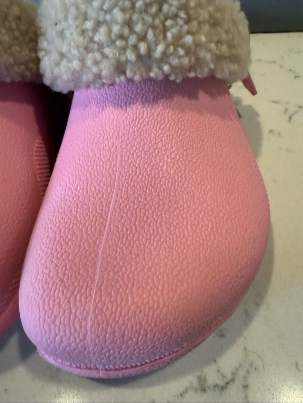 Coach Pink Slip-On Shearling-Trim Clogs - Picture 14 of 16
